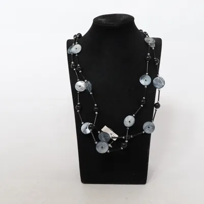 Collier (Noir, Gris) de OCK Métal inconnu