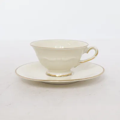 Tasse à café (Blanc, Or) de Karlskrona Porslinsfabrik