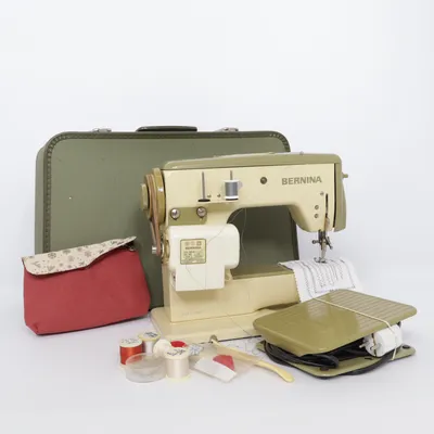 Sewing machine (Beige, Green) from Bernina