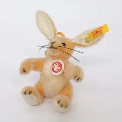 Zacht speeltje (Geel, Wit) van Steiff