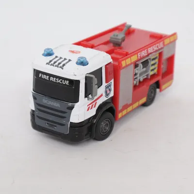 Legetøjsbil (Rød, Hvid) fra Dickie Toys