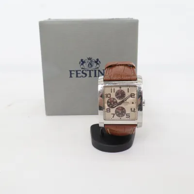 Wristwatch (Brown, Silver) from Festina