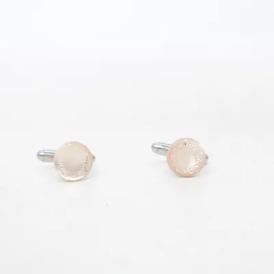Cufflinks (Pink, Silver) from Calvin Klein Jeans Unknown metal