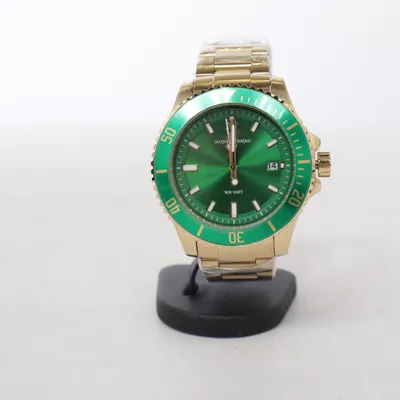 Armbandsur (Guldfärgad, Grön) från Jacques Frederic 1853