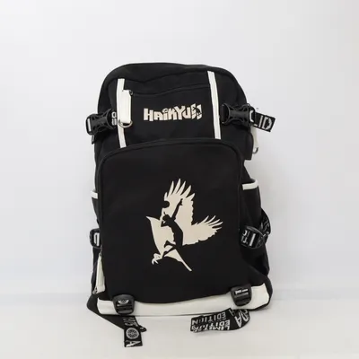 Hiking backpack (Black, White) from Haikyuu