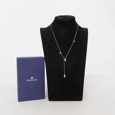 Halsband (Silverfärgad, Blå, Guldfärgad) från Swarovski Okänd metall