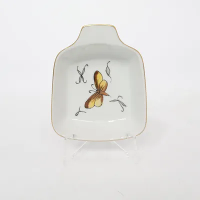 Porte-savon (Blanc, Jaune) de Lyngby Porcelæn