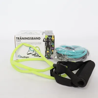 Resistance band (Green, Black) from Proshape