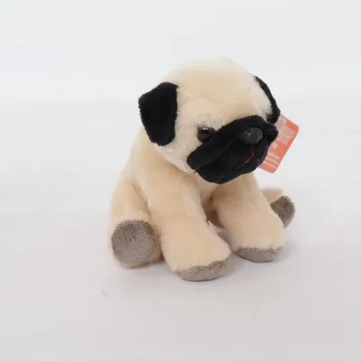 Krammedyr (Pug, Mjukisdjur, Plushie, Mops, Hund, Mjuk, Gullig, Söt, Meme) fra Wild Republic