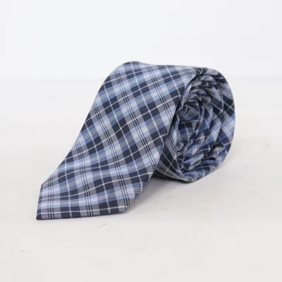 Tie (Blue, Black, White) from Atlas Design Silk
