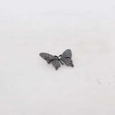 Brosch (Svart) Okänd metall