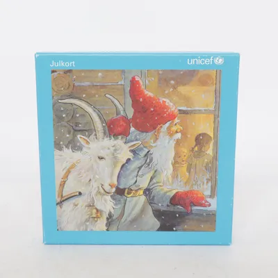 Vykort (Blå, Vit, Flerfärgad) från Unicef