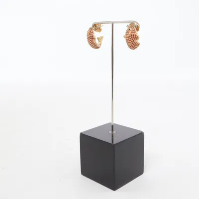 Earrings (Gold, Orange) from Pico Unknown metal