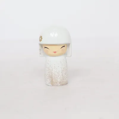 Kokeshi (Vit, Guldfärgad) från Skincity
