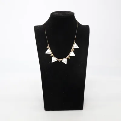Halsband (Guldfärgad, Vit) från Promod Okänd metall