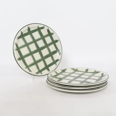Teller (Weiß, Grün) von H&M Home
