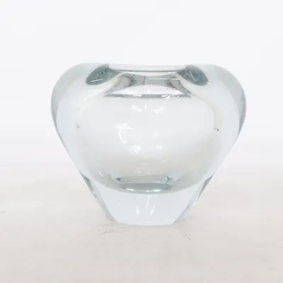 Candle holder (Blue) from Holmegaard