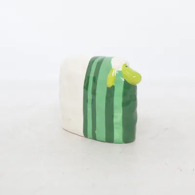Figurine (Green, White) from Njie