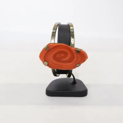 Bracelet (Orange, Argent) Métal inconnu