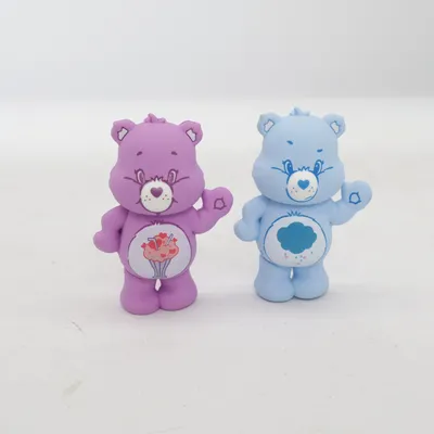 Toy figurine (Blue, Purple, Multicolored) from Care Bears