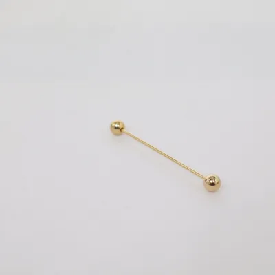Piercingsmycke (Guldfärgad) Okänd metall