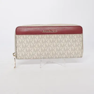 Plånbok (Beige, Röd) från Michael Kors