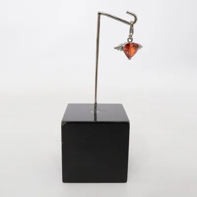 Pendant (Silver, Red) Unknown metal