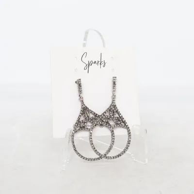 Boucles d'oreilles (Gris) de Sparks Métal inconnu