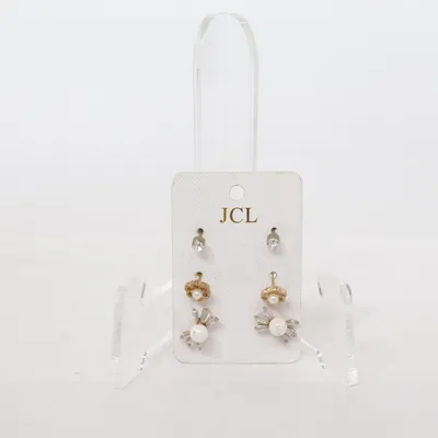Boucles d'oreilles (Or, Blanc) de JCL Métal inconnu