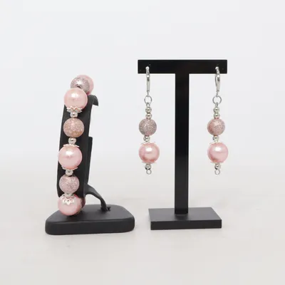 Parure de bijoux (Rose) Métal inconnu