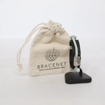 Armband (Wit, Groen, Zilver) van Bracenet Onbekend materiaal