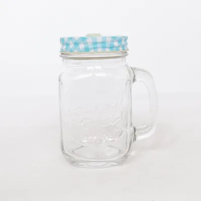 Mok (Transparant, Blauw, Wit)