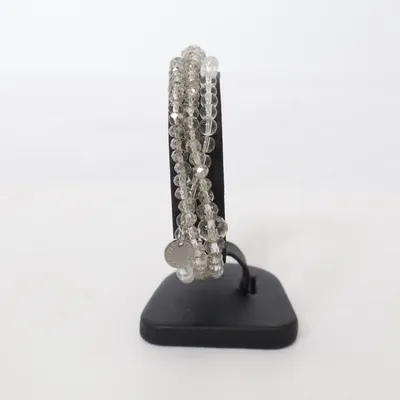 Armband (Grå, Transparent) från Pearls for Girls Okänd metall