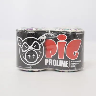 Skateboard wheels (White, Multicolored) from Proline
