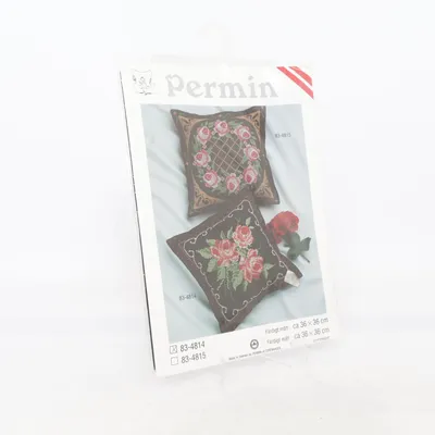 Embroidery patterns (Black, Multicolored) from Permin