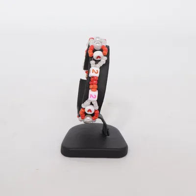 Bracelet de cheville (Rouge, Blanc, Multicolore) Métal inconnu
