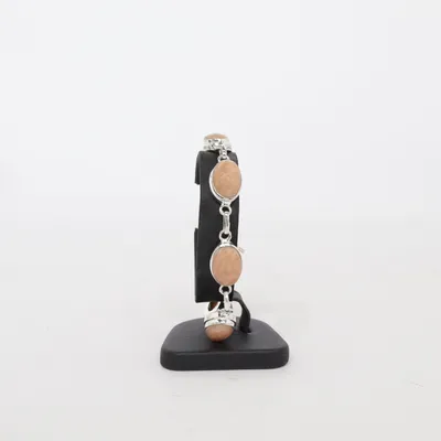 Armband (Zilver, Bruin) Onbekend materiaal