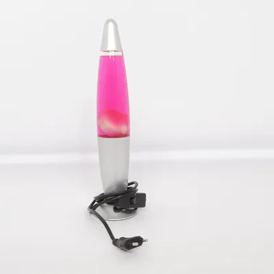 Lavalamp (Roze, Zilver)