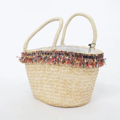 Beach bag (Beige, Multicolored)