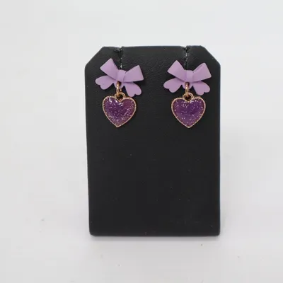 Boucles d'oreilles (Violet) Métal inconnu