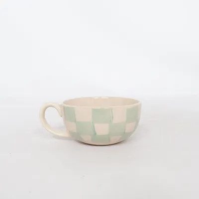 Mug (Beige, Green) from Søstrene Grene