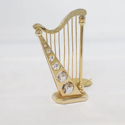 Verzamelobject (Harp 24 Karat vergoldet SWAROVSKI) van Crystal Temptations