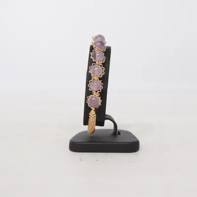 Armband (Guldfärgad, Lila) Okänd metall