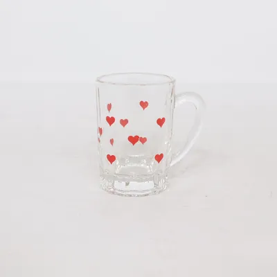 Verre à shooter (Transparent, Rouge)