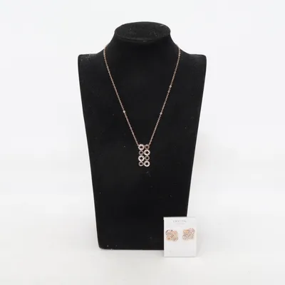 Schmuckset (Gold) von Crystal Jewelry Unbekanntes Metall
