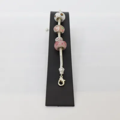 Bracelet (Gray, Multicolored, White) Unknown metal