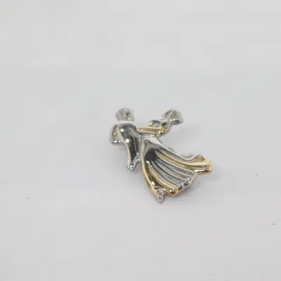 Brooch (Silver, Gold) Unknown metal