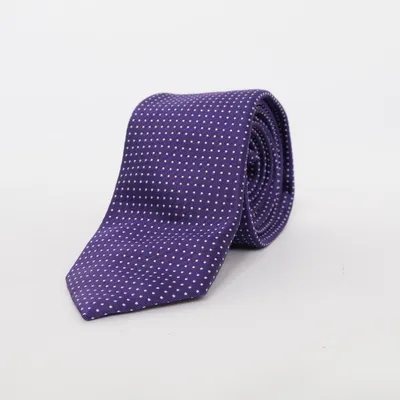 Cravate (Violet, Blanc) de Charles Tyrwhitt Soie