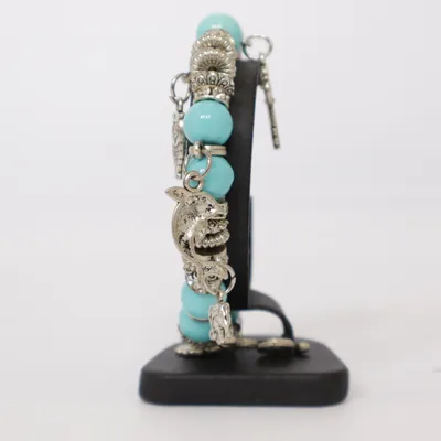 Armband (Turkos, Silverfärgad) från Gemini Okänd metall
