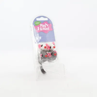 Cat toy (White, Gray, Pink) from Dogman